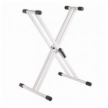K&M 18993 Rick 20 X Frame Keyboard Stand White