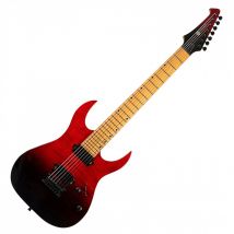 Spira Guitars S-457 TRD Flame Maple Gloss Trans Red