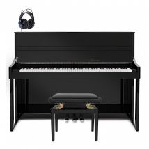 G4M Sonori High Top Digital Piano Polished Ebony Custom Bundle