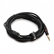 Studiospares 3.5mm TRS (F) - 6.35mm TRS (M) Headphone Extension Cable  5m