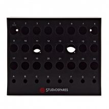 Studiospares 24/8 XLR and 6.35mm Wall Box