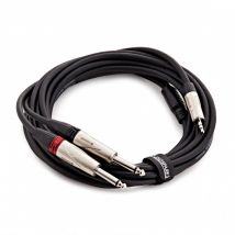 Studiospares TRS Minijack 3.5mm (M) to Dual TS Jack 6.35mm (M) 5m