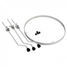 Worldmax Floor Tom Suspension Mount For 18" 8 Lug Drum Legs Included Chrome