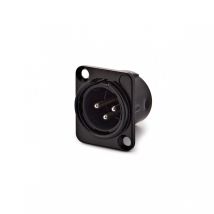 Studiospares Precision Pro XLR (M) 3-Pin Connector  Black