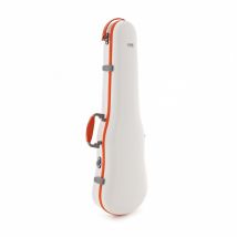 Gewa Polycarbonate Shaped Violin Case White and Orange
