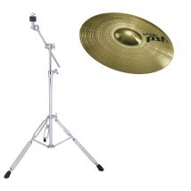 Paiste PST 3 14 Crash Cymbal & Boom Stand