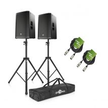 Electro-Voice ETX-10P 10" Active PA Speaker Bundle with Stands and Cables