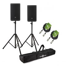 JBL EON712 12" Active PA Speaker Bundle with Stands and Cables