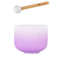 Sela 8" Violet Crystal Singing Bowl Crown Chakra