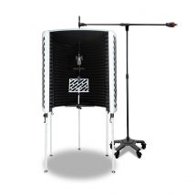Imperative Acoustics Portable Vocal Booth with Overhead Mic Stand White