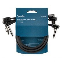 Fender Blockchain 24in Patch Cable 3-pack Straight/Angle