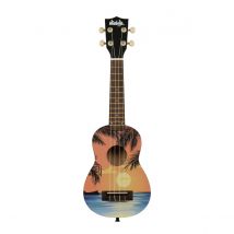 Kala Ukadelic Soprano Ukulele Tropical Day