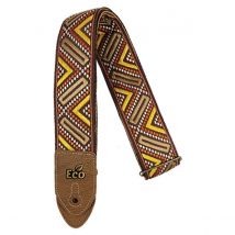 Ecostrap Vegan Jacquard Strap 2in Orange