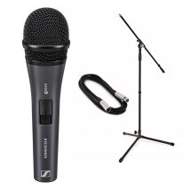 Sennheiser e825S Cardioid Dynamic Microphone with Switch Bundle