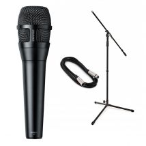 Shure NXN8/C Nexadyne Dynamic Cardioid Handheld Microphone Black Bundle