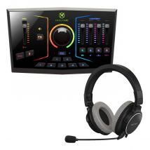 M-AUDIO M-GAME DUAL and Behringer BH470U Streaming/Gaming Headset Bundle