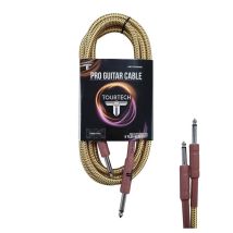Tourtech Braided Tweed Straight Guitar Cable 3m/10ft