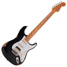 Fender Custom Shop 56 Stratocaster HSS Relic Super Faded Aged Black #R132697