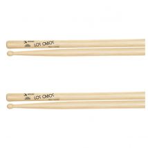Los Cabos 3A Hickory Wood Tip Drumsticks 2 Pair Pack