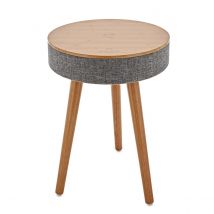 AVCOM Speaker Table with Bluetooth Oak