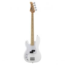 Antiquity AQ-L Left-handed Bass Guitar White - Ex Demo