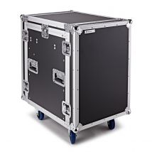 Trojan Pro 12U Heavy-Duty Pop-Up Mixer Rack Flight Case