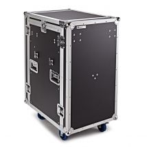 Trojan Pro 16U Heavy-Duty Pop-Up Mixer Rack Flight Case