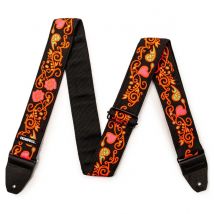 Dunlop Strap JH23 Hendrix Blacklight Monterey Orange
