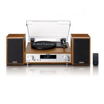 Lenco MC-160WD Bluetooth Turntable with Speakers Wood