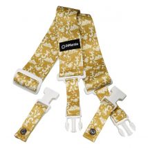 DiMarzio Steve Vai Utopia Cliplock Strap White/Gold