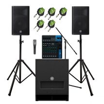 Yamaha DXR12mkII Complete PA System Bundle