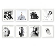Show And Listen LP Frame 8 Pack White