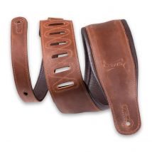 Levys Like Butter Leather 3.25" Distressed Dark Brown