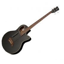 Warwick RockBass Alien Deluxe Hybrid Thinline Acoustic Bass Solid Black