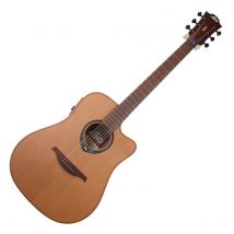 Lâg Hyvibe 10 Dreadnought Acoustic Smart Guitar Natural Satin - Ex Demo
