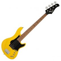 Cort GB Short Scale Bass Yellow Crush