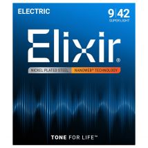 Elixir 12002 NANOWEB Super Light Strings 09-42