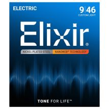 Elixir 12027 NANOWEB Custom Light Strings 9-46