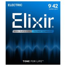 Elixir 12000 POLYWEB Superlight Electric Guitar Strings 9-42