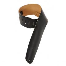 Levy’s M4 Leather Guitar Strap Extra Wide 3.5in Black