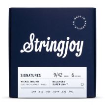 Stringjoy Signatures Balanced Super Light Gauge (9-42) Nickel Wound Electric Guitar Strings