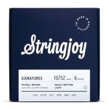 Stringjoy Signatures Heavy Bottom Light Gauge (10-52) Nickel Wound Electric Guitar Strings