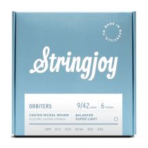 Stringjoy Orbiters Balanced Super Light Gauge (9-42) Coated Nickel Wound Electric Guitar Strings