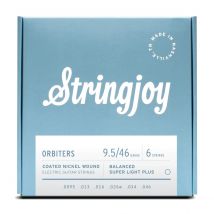 Stringjoy Orbiters Balanced Super Light+ Gauge (9.5-46) Coated Nickel Wound Electric Guitar Strings