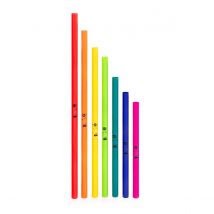 Boomwhackers Tuned Percussion Tubes 7 Note Bass Diatonic Set