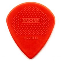 Dunlop Max Grip Jazz III XL Nylon 1.38mm Picks 6 Pack