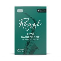 DAddario Royal La Voz Organic Alto Saxophone Reeds Soft (10 Pack)
