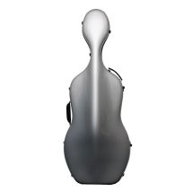 Young Carbon Composite Cello Case Silver Grey