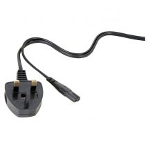 Mercury Figure 8 IEC UK Mains Cable 2m