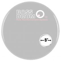 Bass Drum Os Sound Hole Ring White 5